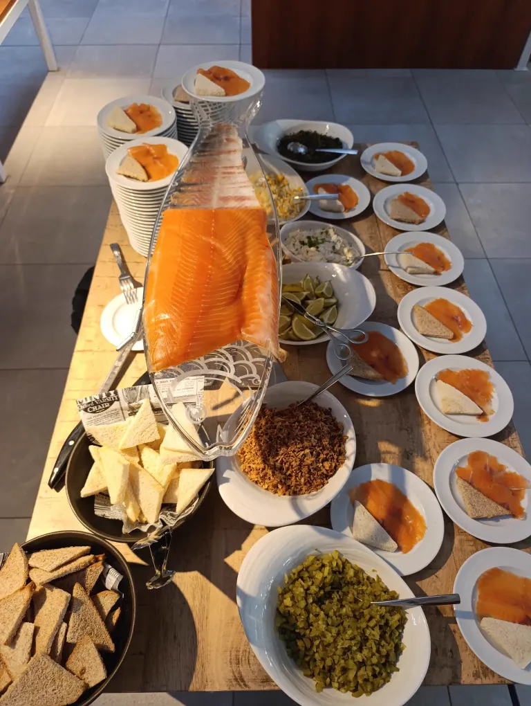 Iván Cruz Déniz — Cortador de jamón y espectáculo de corte de salmón ahumado en evento privado en Lanzarote